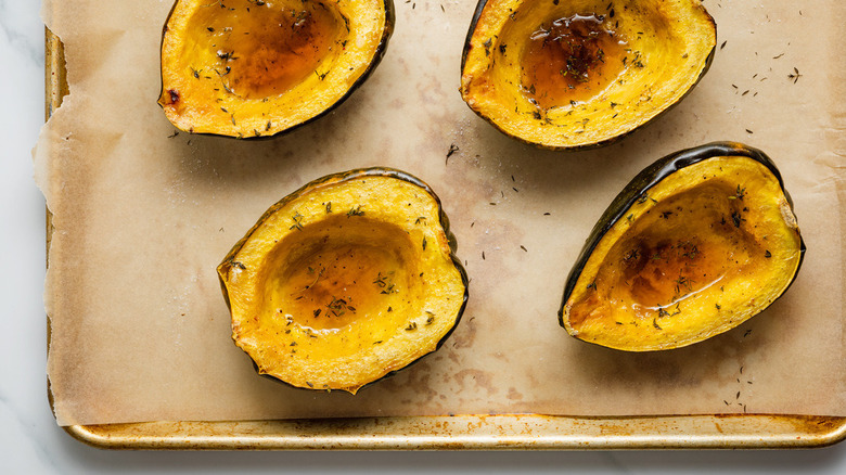 Baked acorn squash