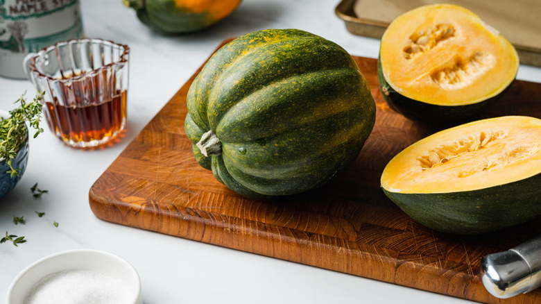 Baked acorn squash