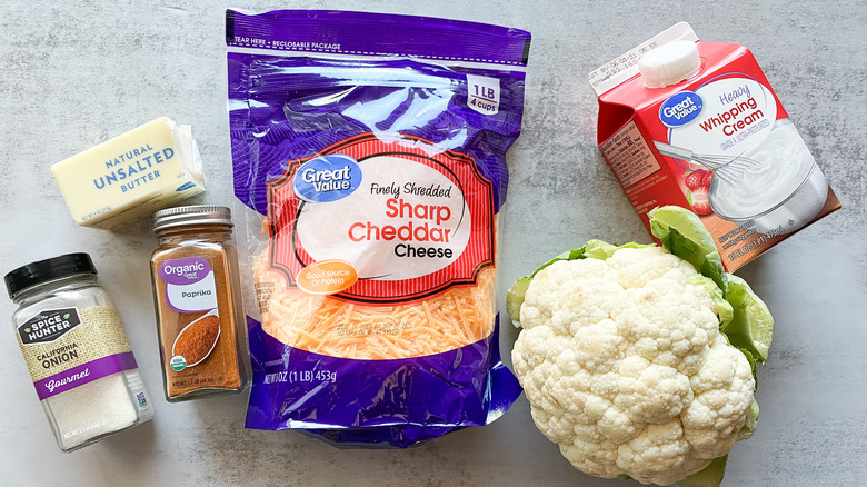 baked cauliflower ingredients