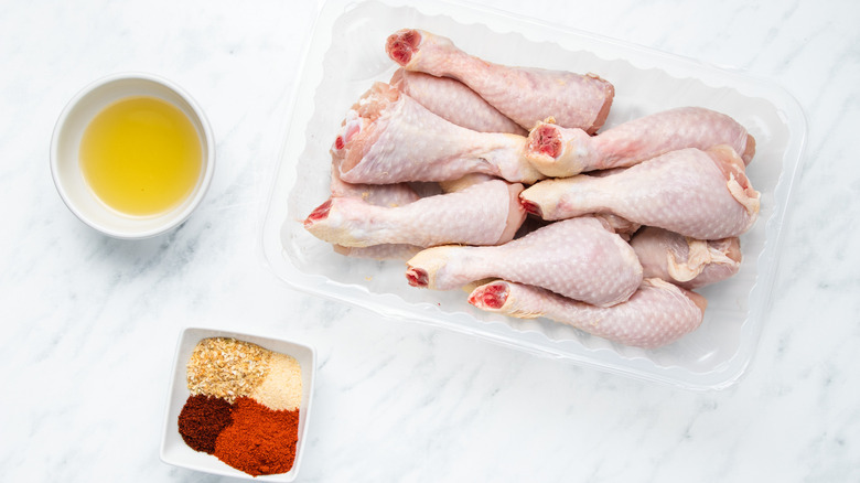 baked chicken legs ingredients 