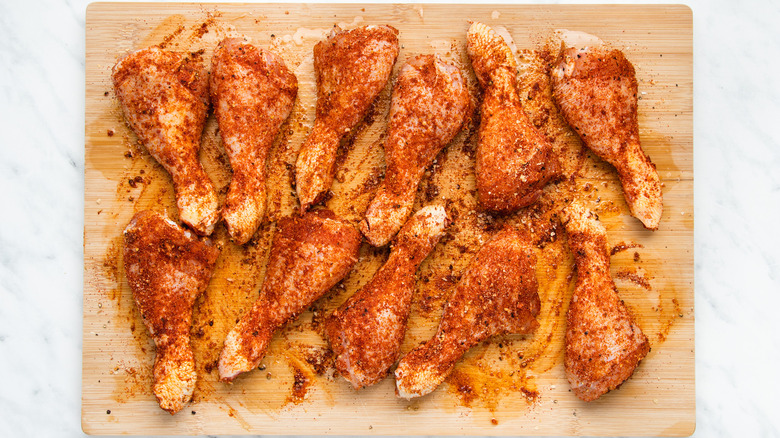 chicken legs with spices 