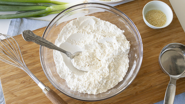 flour in bowl