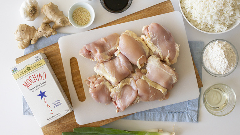 ingredients for baked mochiko chicken