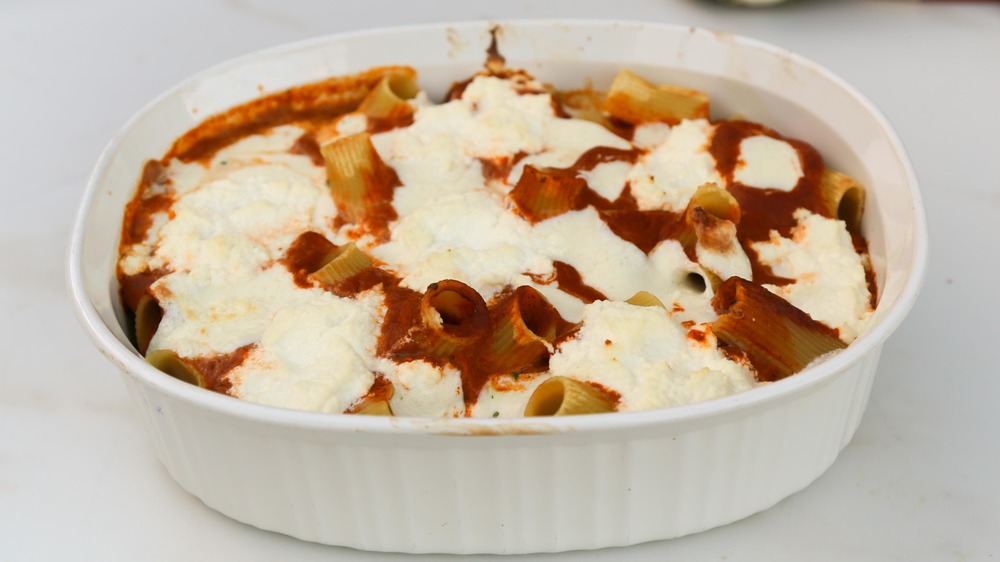 Baked rigatoni recipe