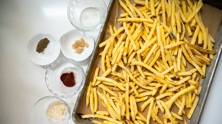 Baked Wingstop-Style Fries Recipe
