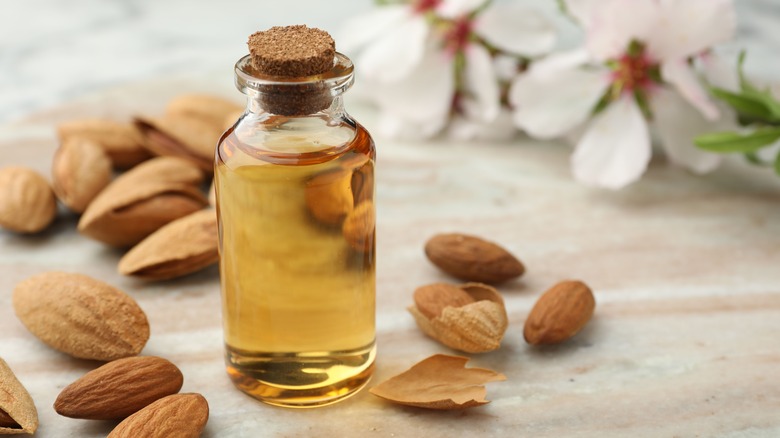 bottle of almond extract