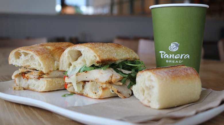 Panera Bread sandwiches