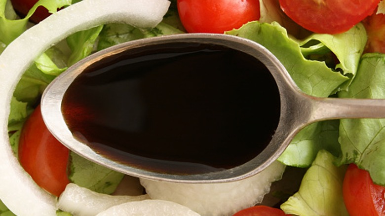 spoonful of balsamic vinegar