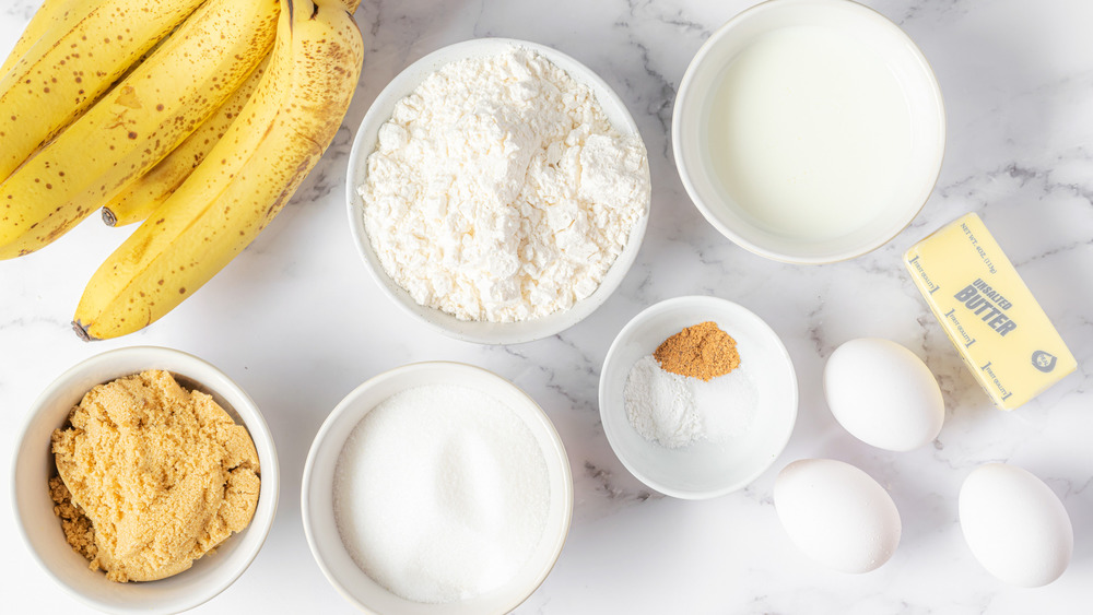 ingredients for banana cake recipe