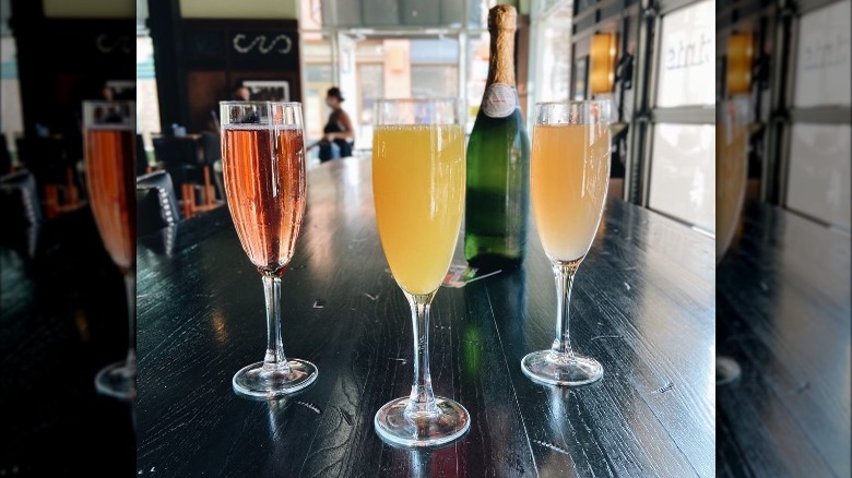 Mimosas served at Bar Louie