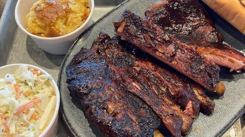 City Barbeque's ribs and sides