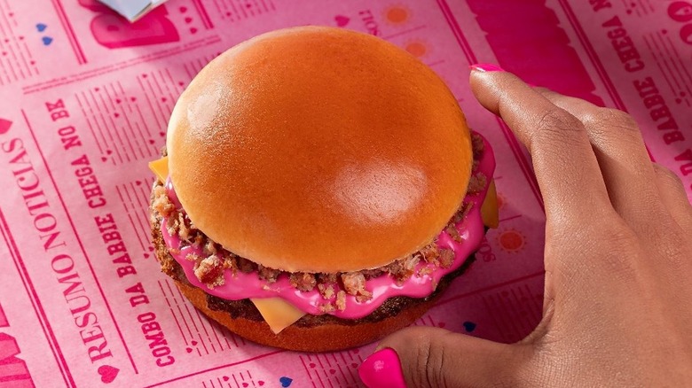 The Barbie O Pink Burger