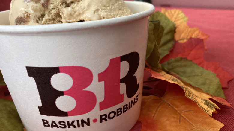 close-up of Baskin-Robbins ice cream