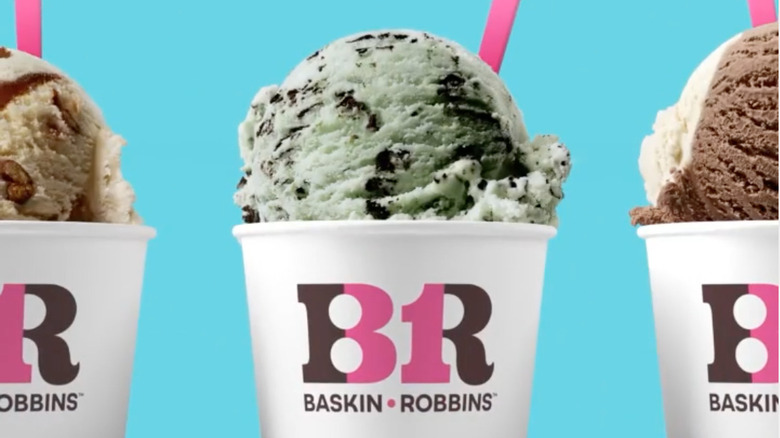 Baskin Robbins' new cups