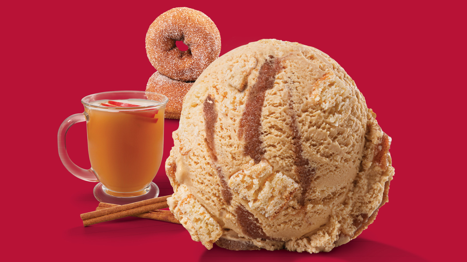 Baskin-Robbins' New Ice Cream Packs An Apple Cider Donut In Every Scoop