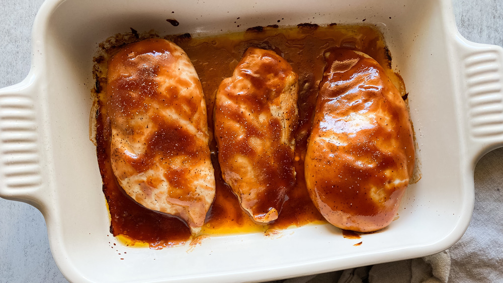 BBQ chicken recipe cooking