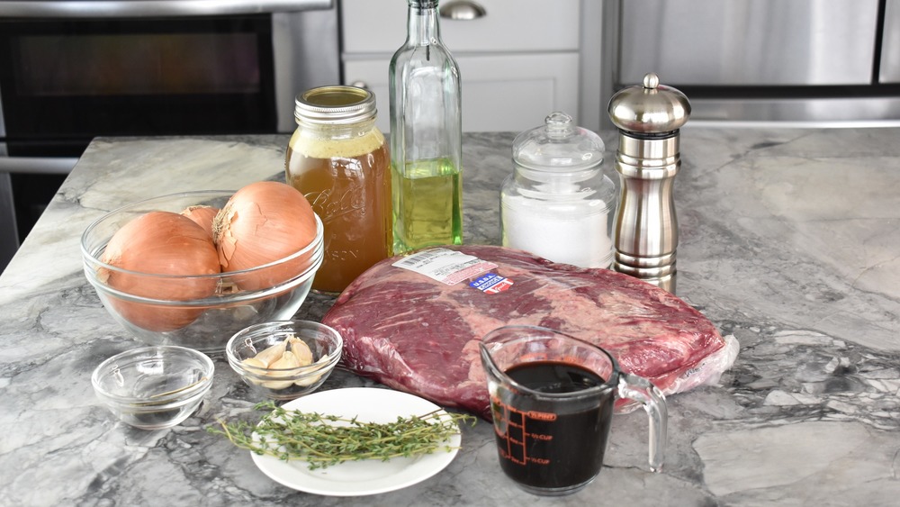 ingredients for beef brisket recipe