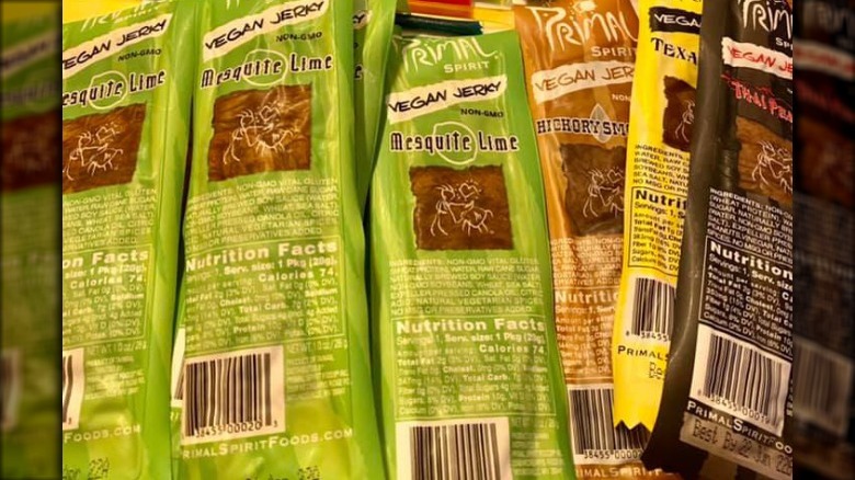 Primal Spirit Vegan Jerky packages