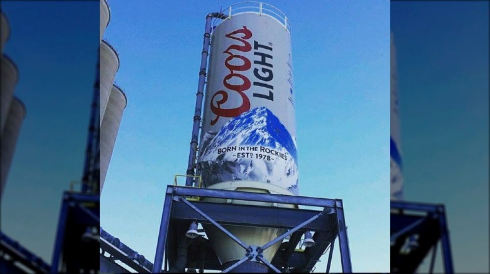 Coors Light statue at brewery in Golden, Colorado