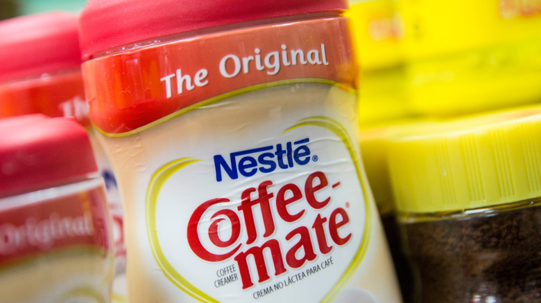 close-up picture of Coffee Mate coffee creamer