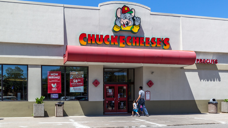 A Chuck E. Cheese location