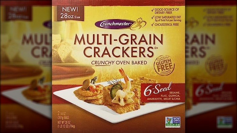 Crunchmaster multi-grain 6-seed baked crackers