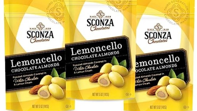 Sconza lemoncello chocolate almonds