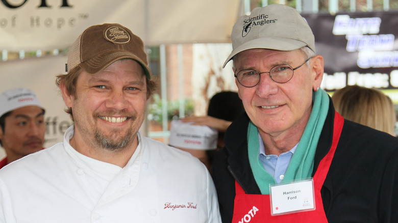 Ben Ford and Harrison Ford