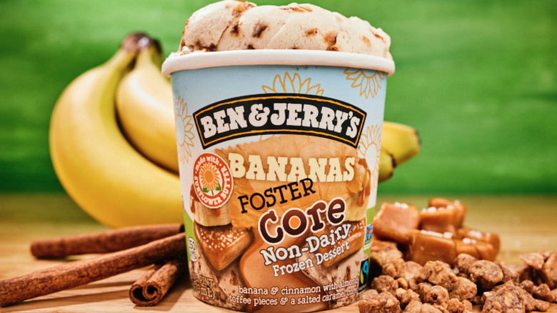 Ben & Jerry's Non-Dairy Banana Fosters Core ice cream