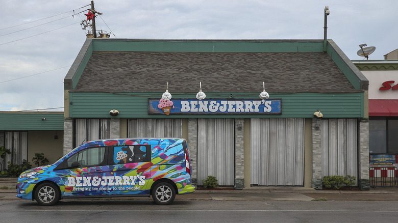 Ben & Jerry's with van