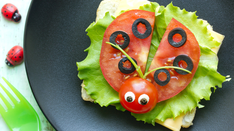 Vegetables made into art