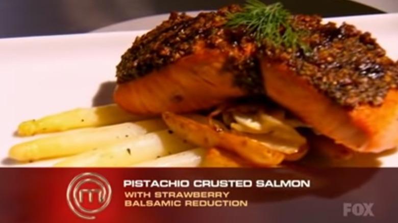 Christian's pistachio salmon