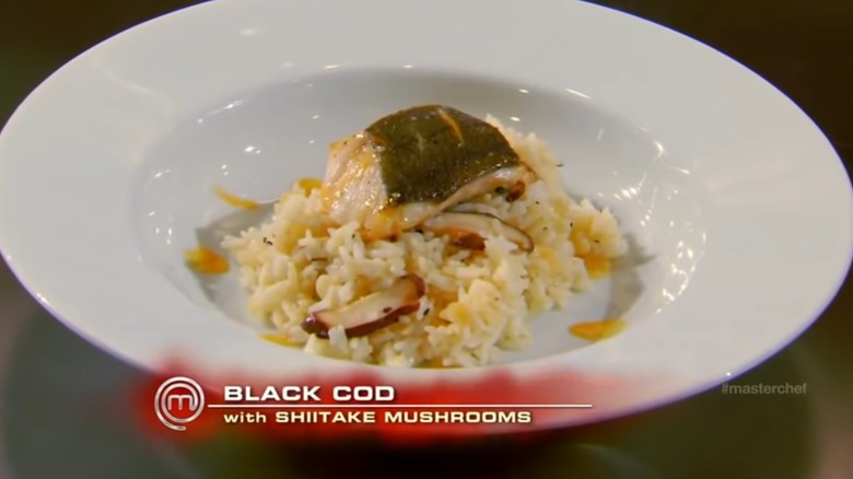 Howard's black cod with shiitake mushrooms