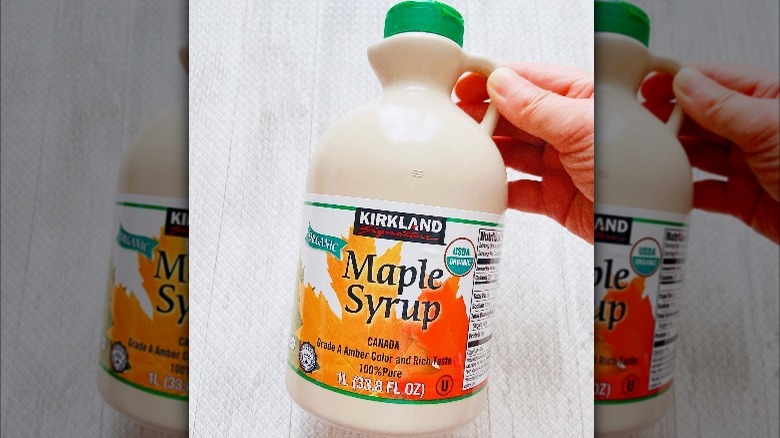 Kirkland Signature organic maple syrup