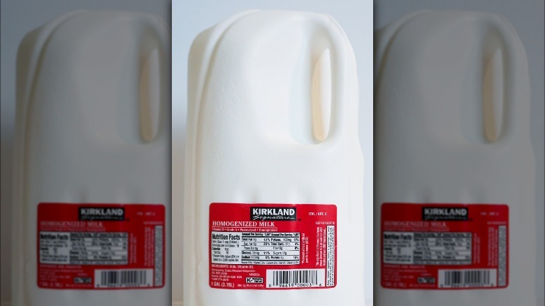 Jug of Costco milk