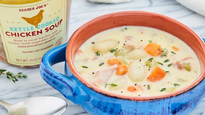 trader joe's kettle cooked chicken soup