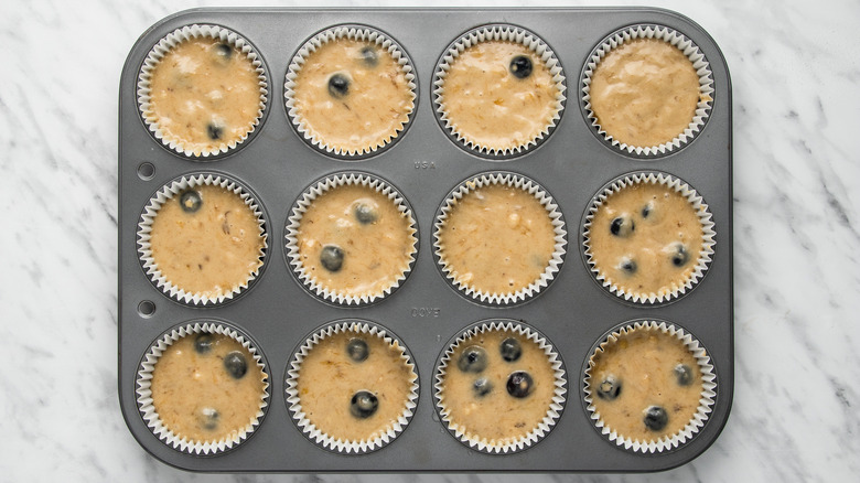 best banana blueberry muffins