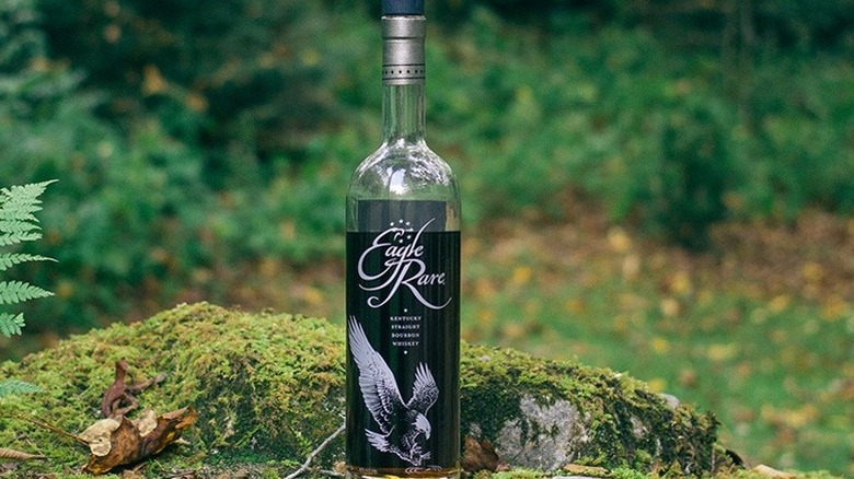 Bottle of Eagle Rare bourbon 