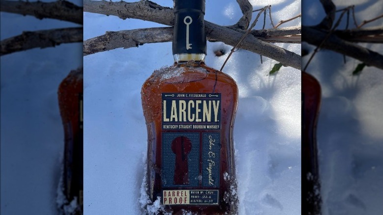 Bottle of Larceny Barrel Proof 