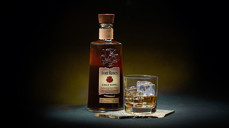 Four roses single barrel bottle