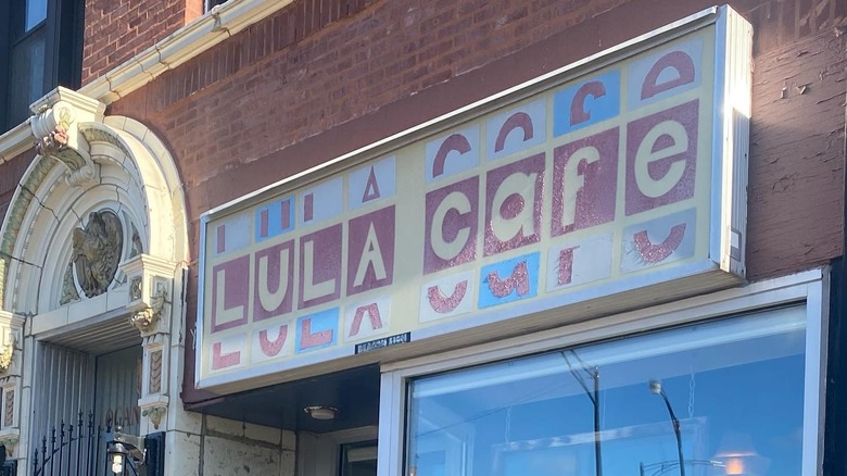 Front sign of Lula Cafe