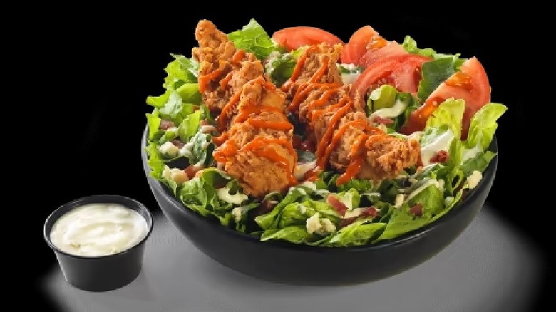 Crispy Buffalo Chicken Salad