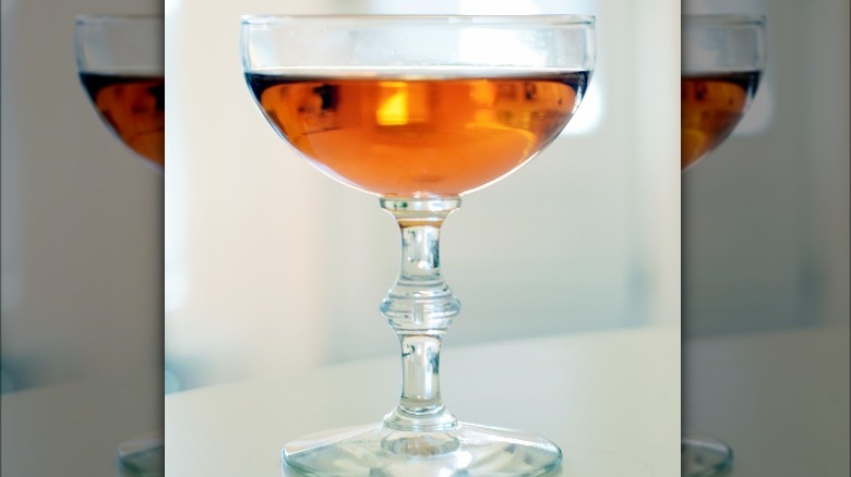 Bourbon Ball cocktail in glass 