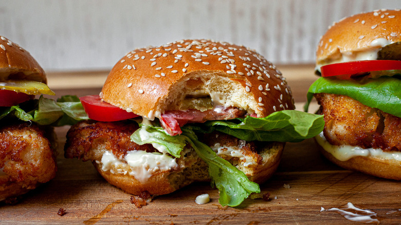 fried cod sandwich