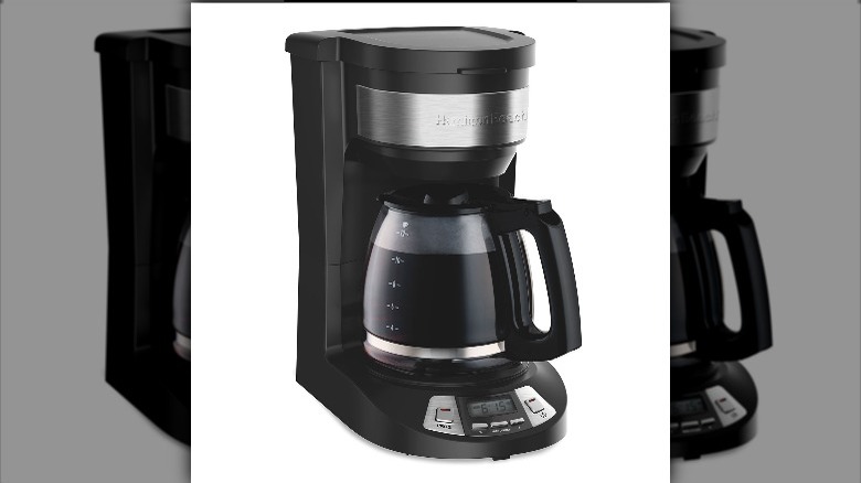 Hamilton Beach 12-cup coffee maker on a white background