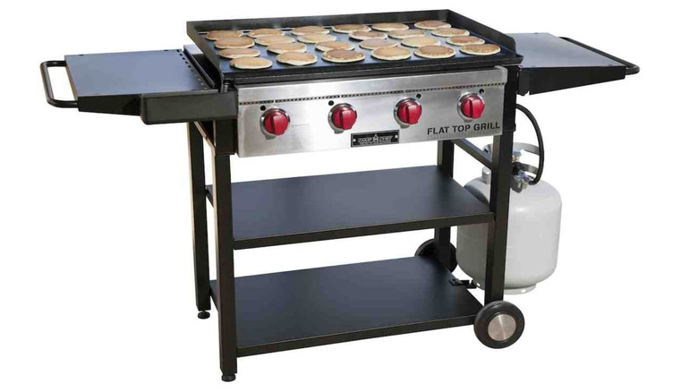 Camp chef four-burner flat-top grill