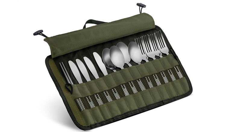 Wealers 13-piece camping flatware set