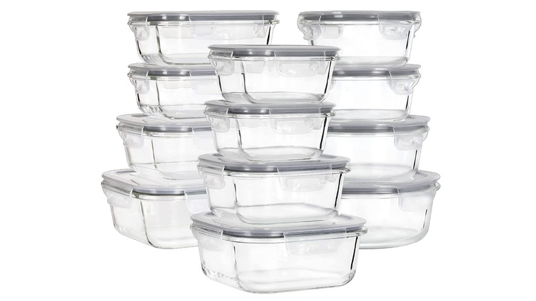 MUMUTOR 24-piece glass food storage container set