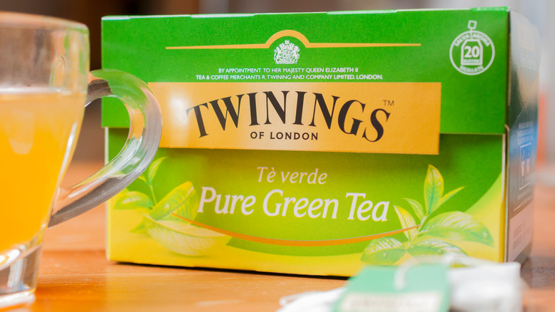 Twinings green tea box