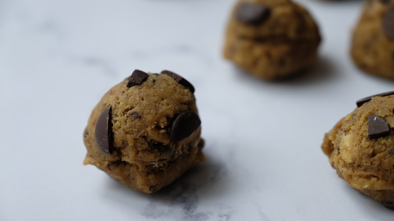 chocolate chip cookie dough balls